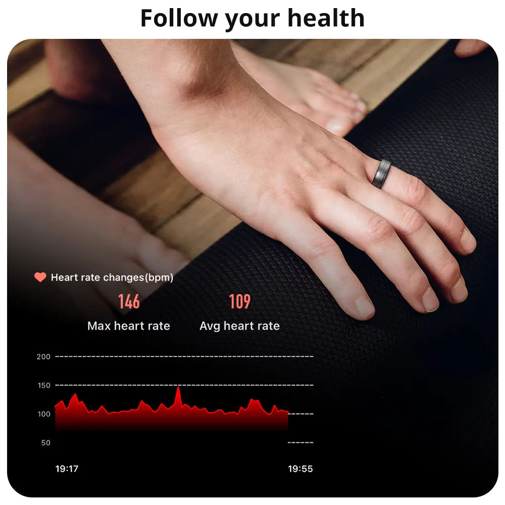 R06 Smart Ring – Anillo Inteligente con Estuche de Carga